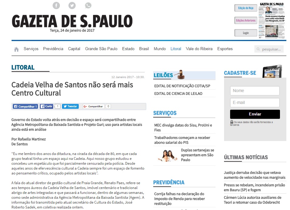 gazeta de S. Paulo