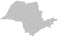 Silhueta do mapa do Estado de São Paulo